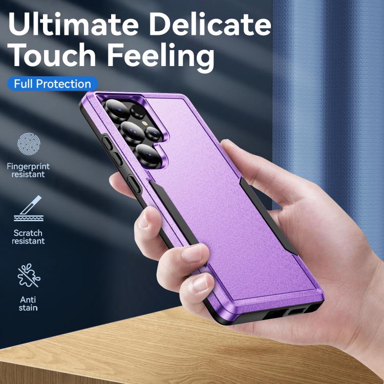 For Samsung Galaxy S25 Ultra 5G Pioneer Armor Heavy Duty PC Hybrid TPU Phone Case