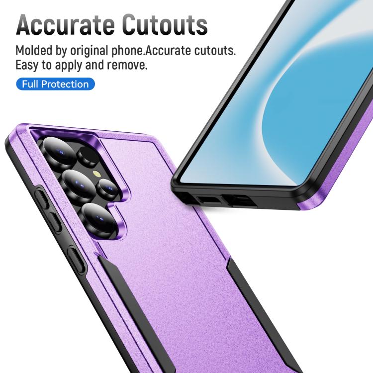 For Samsung Galaxy S25 Ultra 5G Pioneer Armor Heavy Duty PC Hybrid TPU Phone Case