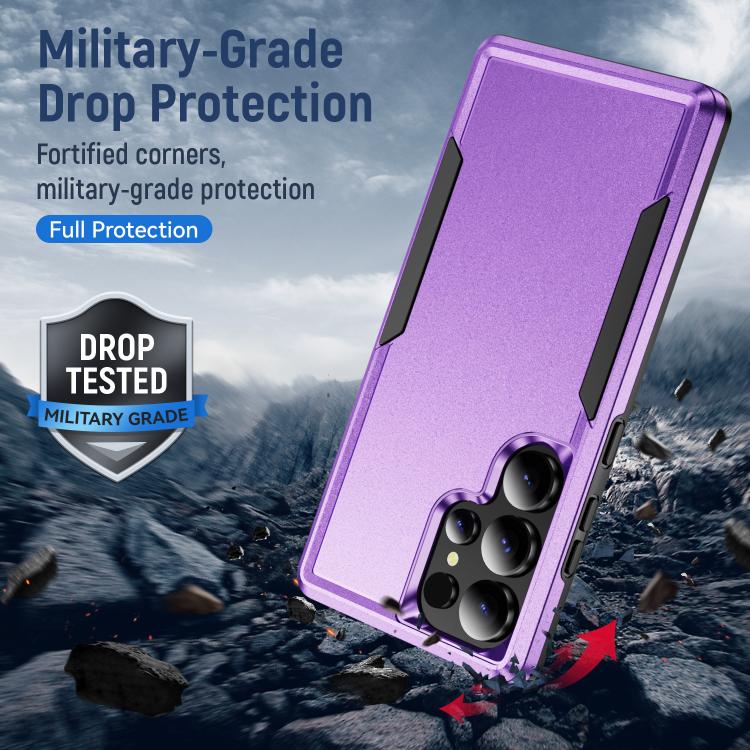 For Samsung Galaxy S25 Ultra 5G Pioneer Armor Heavy Duty PC Hybrid TPU Phone Case