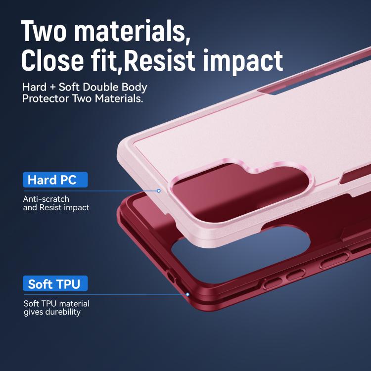 For Samsung Galaxy S26 Ultra 5G Pioneer Armor Heavy Duty PC Hybrid TPU Phone Case