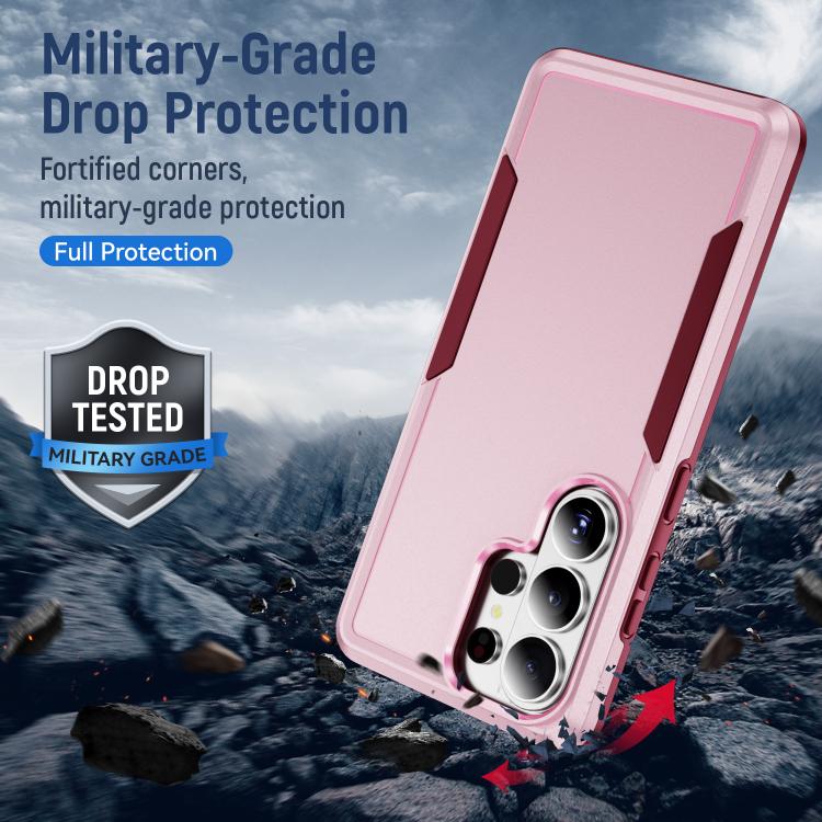 For Samsung Galaxy S26 Ultra 5G Pioneer Armor Heavy Duty PC Hybrid TPU Phone Case