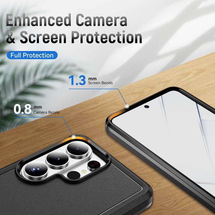 For Samsung Galaxy S26 Ultra 5G Pioneer Armor Heavy Duty PC Hybrid TPU Phone Case