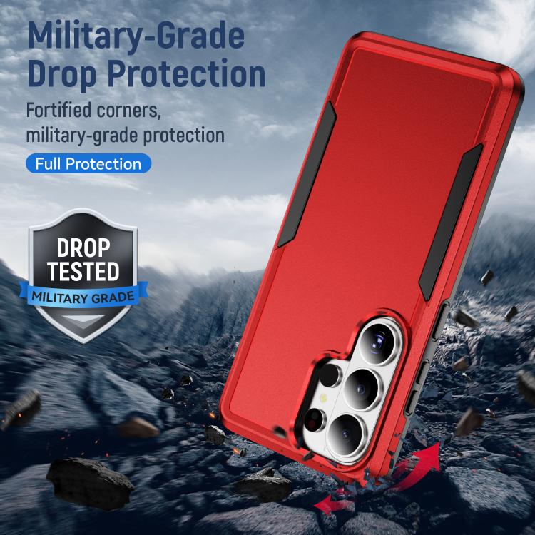 For Samsung Galaxy S26 Ultra 5G Pioneer Armor Heavy Duty PC Hybrid TPU Phone Case