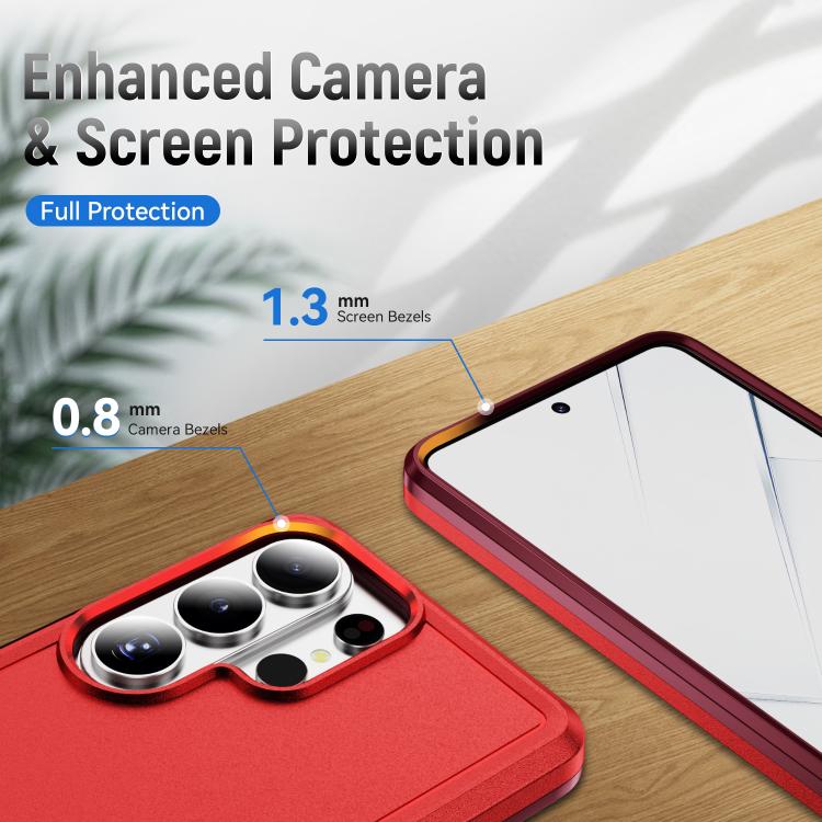 For Samsung Galaxy S26 Ultra 5G Pioneer Armor Heavy Duty PC Hybrid TPU Phone Case