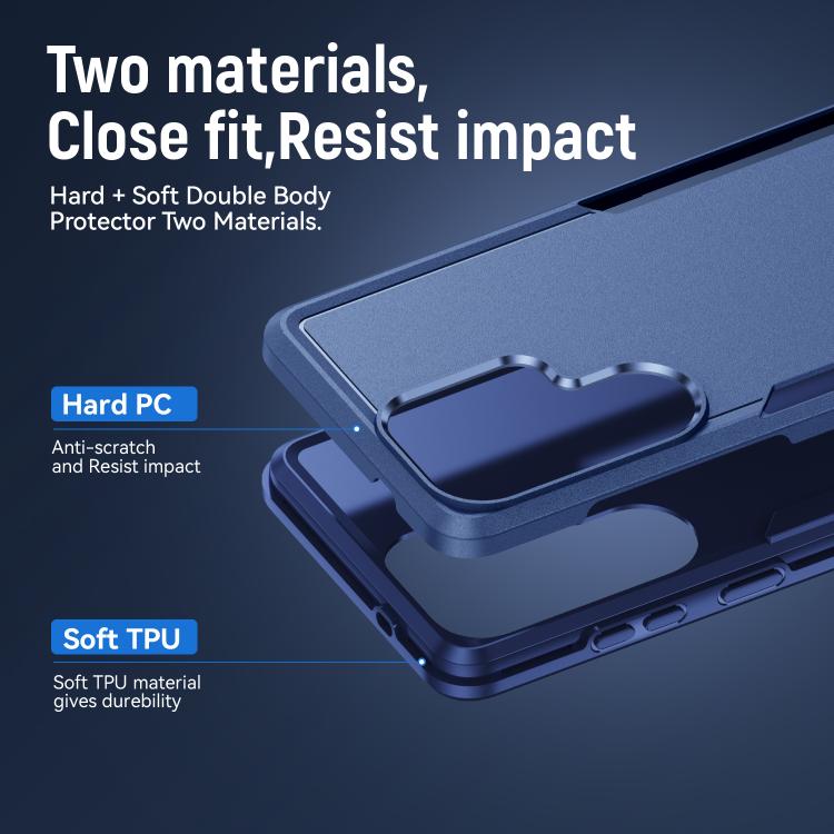 For Samsung Galaxy S26 Ultra 5G Pioneer Armor Heavy Duty PC Hybrid TPU Phone Case
