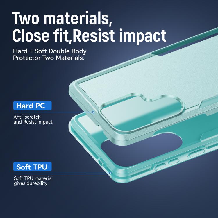 For Samsung Galaxy S26 Ultra 5G Pioneer Armor Heavy Duty PC Hybrid TPU Phone Case