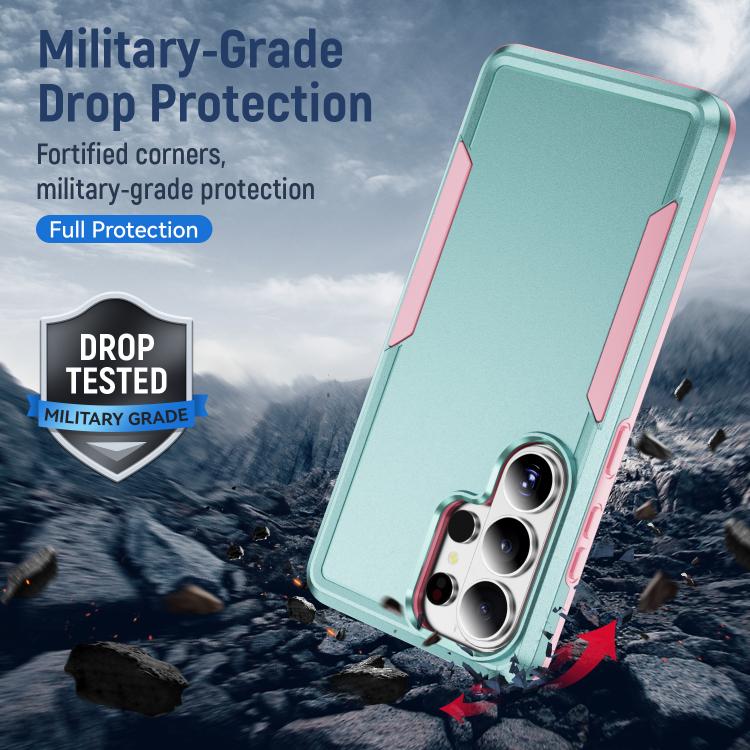 For Samsung Galaxy S26 Ultra 5G Pioneer Armor Heavy Duty PC Hybrid TPU Phone Case