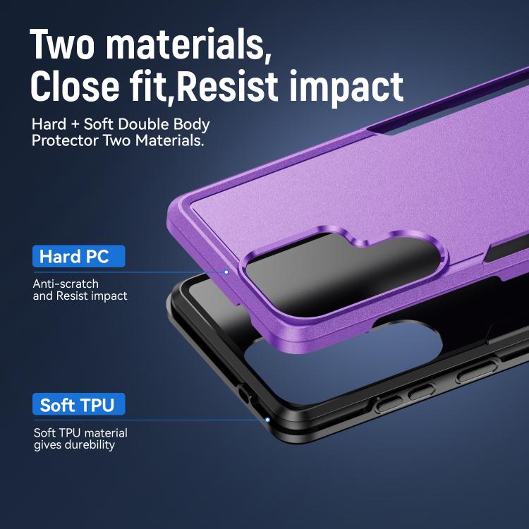 For Samsung Galaxy S26 Ultra 5G Pioneer Armor Heavy Duty PC Hybrid TPU Phone Case