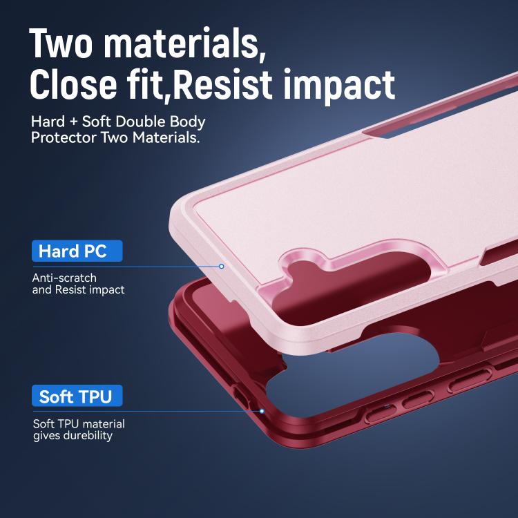 For Samsung Galaxy S26+ 5G Pioneer Armor Heavy Duty PC Hybrid TPU Phone Case