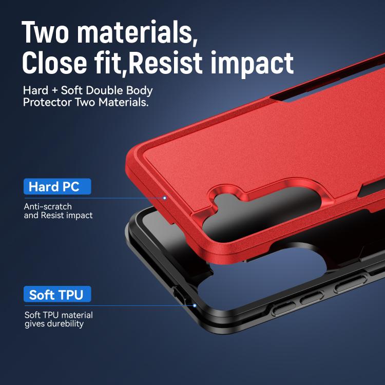 For Samsung Galaxy S26+ 5G Pioneer Armor Heavy Duty PC Hybrid TPU Phone Case