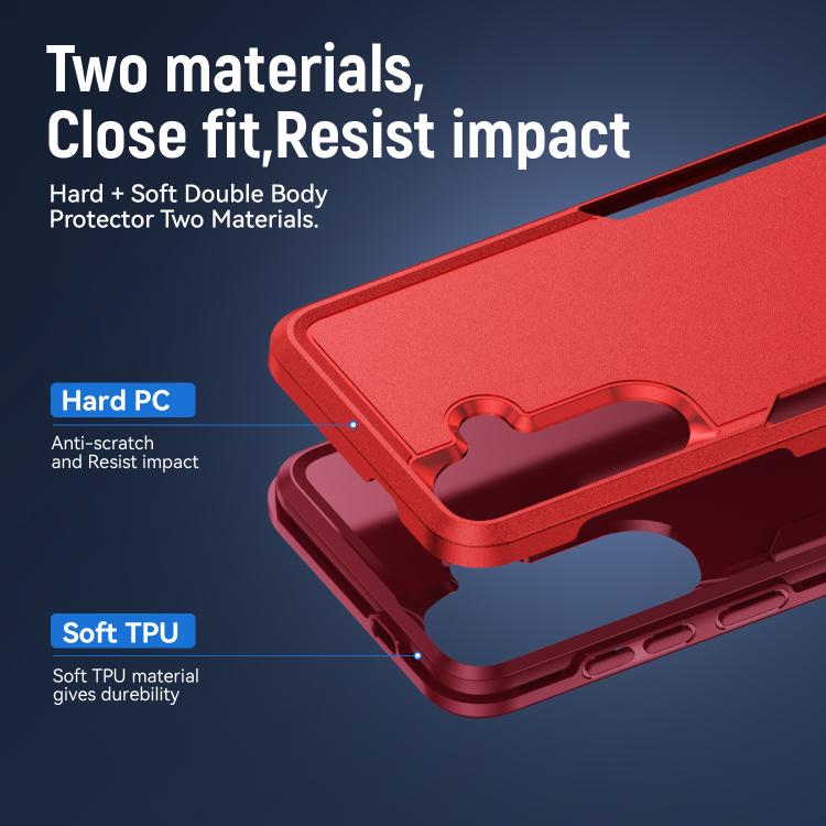 For Samsung Galaxy S26+ 5G Pioneer Armor Heavy Duty PC Hybrid TPU Phone Case