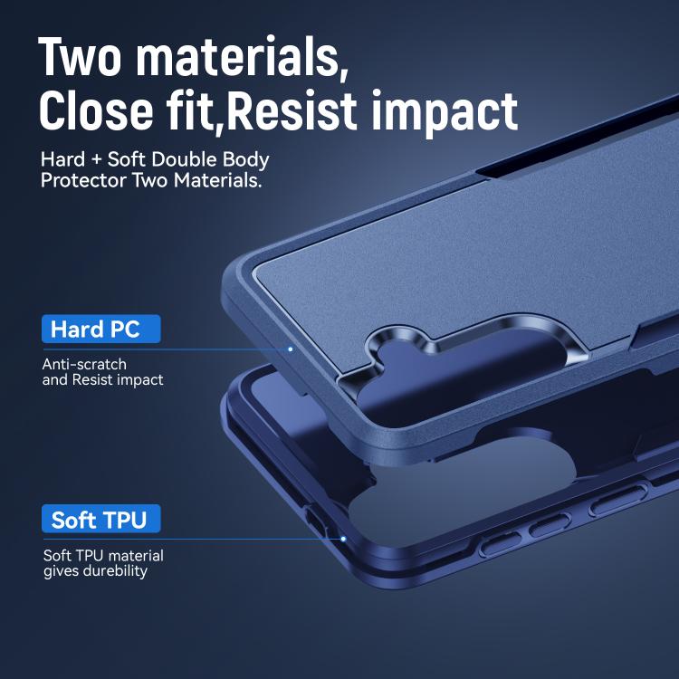 For Samsung Galaxy S26+ 5G Pioneer Armor Heavy Duty PC Hybrid TPU Phone Case