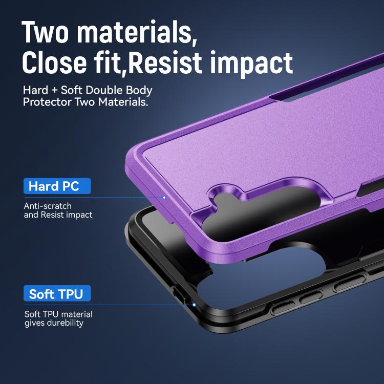 For Samsung Galaxy S26+ 5G Pioneer Armor Heavy Duty PC Hybrid TPU Phone Case