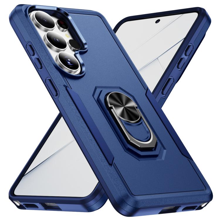 For Samsung Galaxy S26 Ultra 5G Pioneer Armor Heavy Duty PC Hybrid TPU Phone Case with Holder