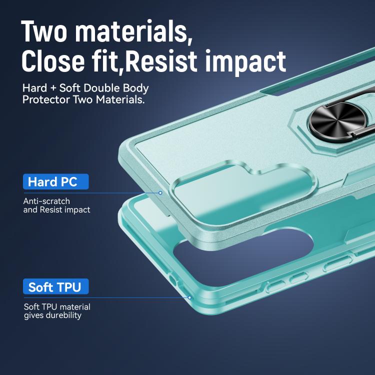 For Samsung Galaxy S26 Ultra 5G Pioneer Armor Heavy Duty PC Hybrid TPU Phone Case with Holder