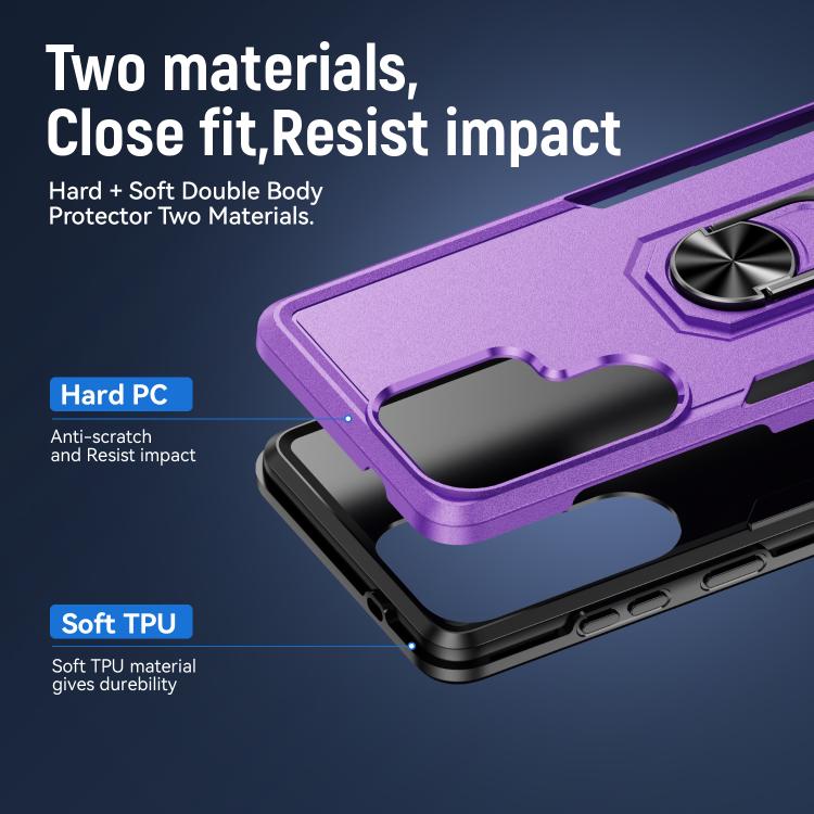 For Samsung Galaxy S26 Ultra 5G Pioneer Armor Heavy Duty PC Hybrid TPU Phone Case with Holder