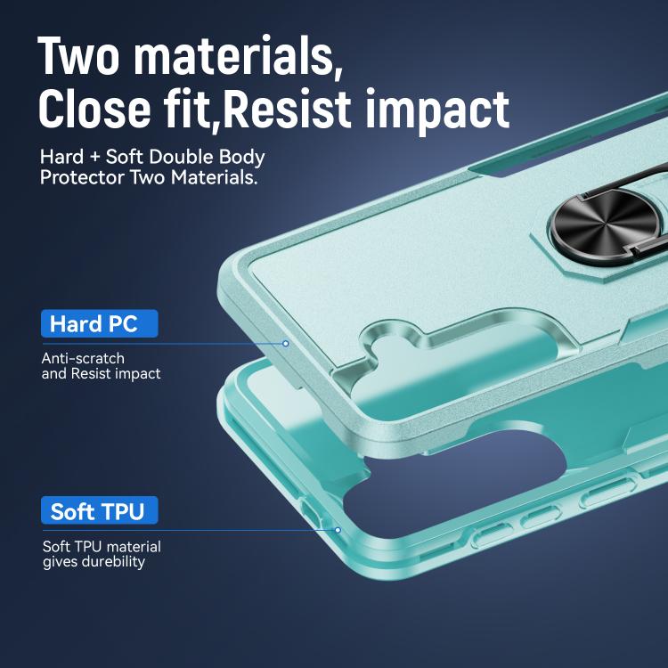 For Samsung Galaxy S26+ 5G Pioneer Armor Heavy Duty PC Hybrid TPU Phone Case with Holder