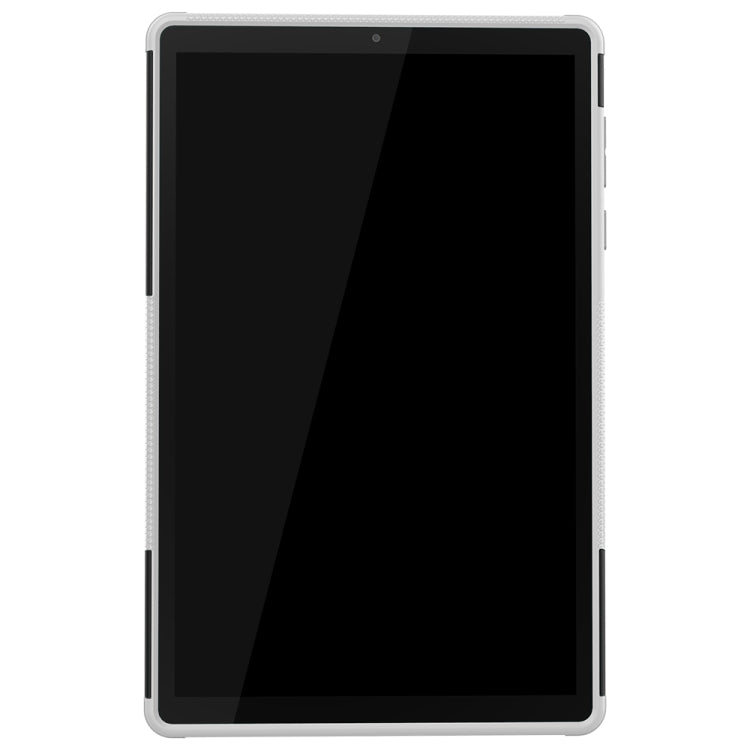 For Lenovo Tab M10 Plus TB-X606F Tire Texture Shockproof TPU+PC Protective Case with Holder