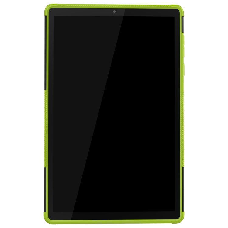 For Lenovo Tab M10 Plus TB-X606F Tire Texture Shockproof TPU+PC Protective Case with Holder