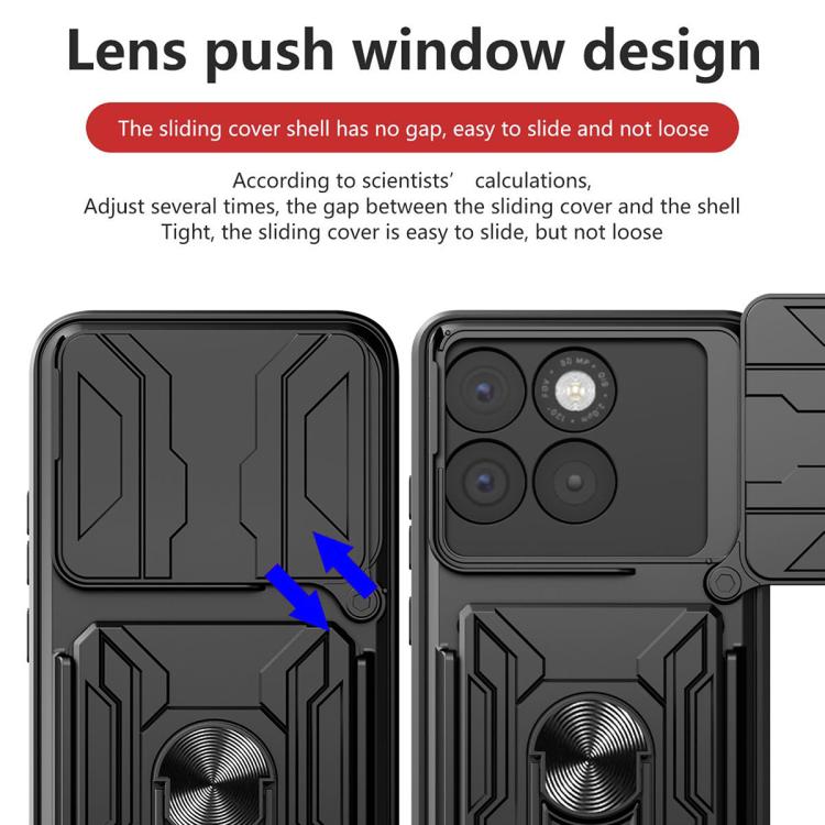 For Motorola Edge 70 5G Sliding Camshield TPU+PC Phone Case with Card Slot