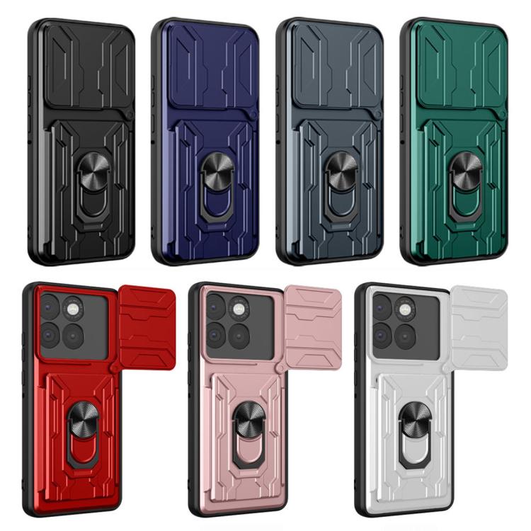 For Motorola Edge 70 5G Sliding Camshield TPU+PC Phone Case with Card Slot