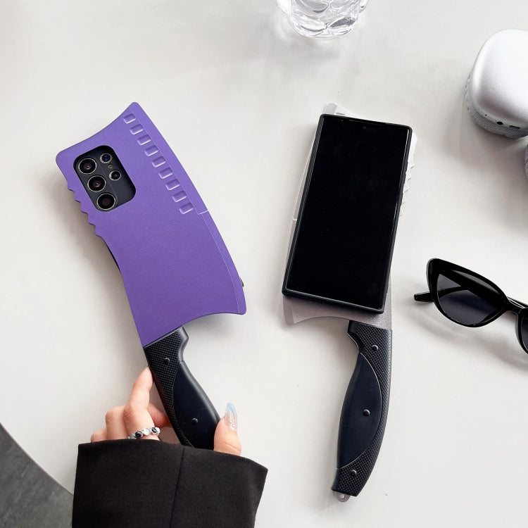 For Samsung Galaxy S25+ 5G Simulated Kitchen Knife TPU + PC Phone Case