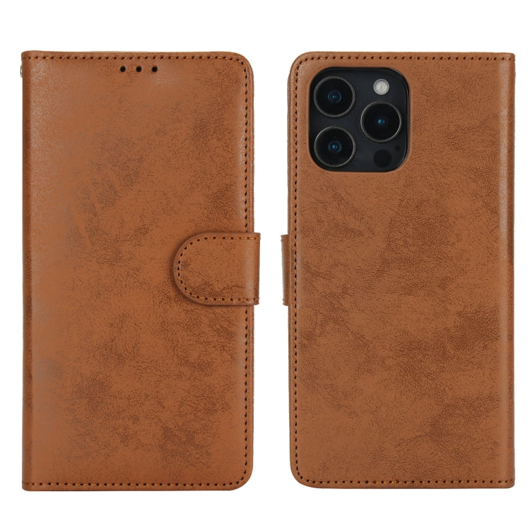 For iPhone 16 Pro Max 2 in 1 Detachable Phone Leather Case