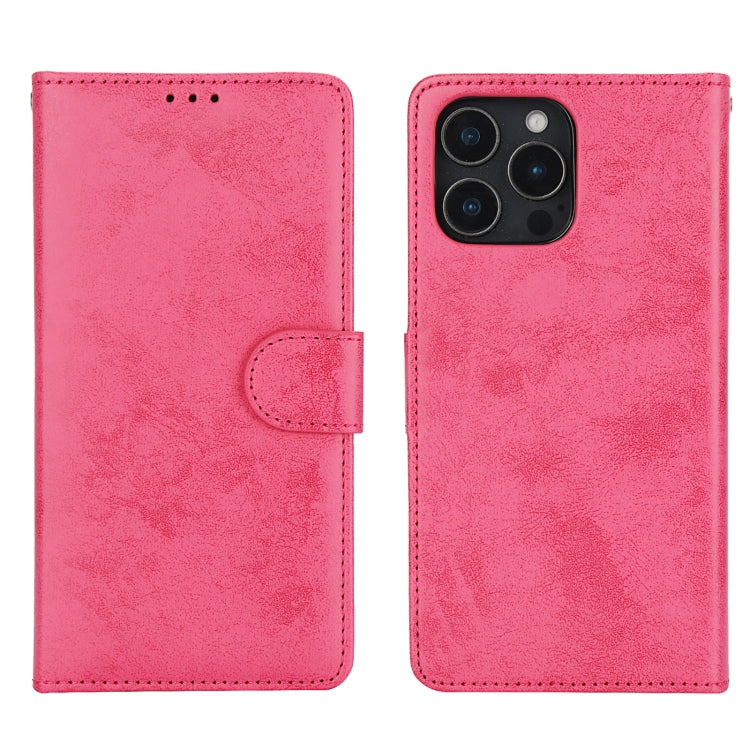 For iPhone 16 Pro 2 in 1 Detachable Phone Leather Case