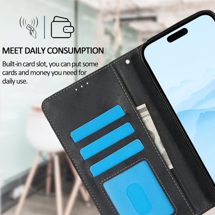 For iPhone 16 Pro 2 in 1 Detachable Phone Leather Case