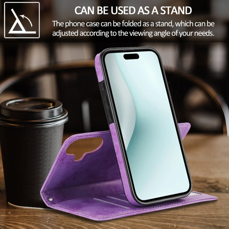 For iPhone 16 Plus 2 in 1 Detachable Phone Leather Case