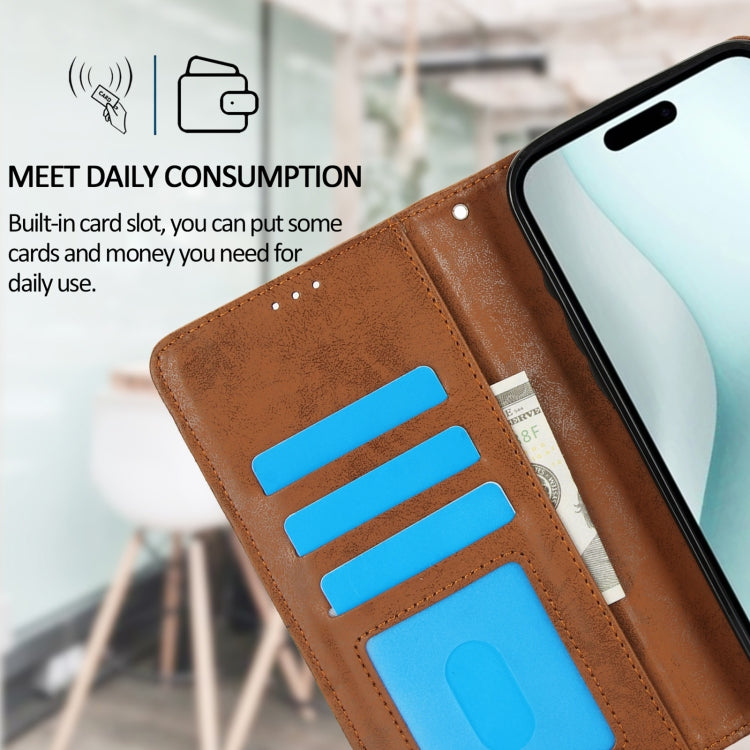 For iPhone 16 Plus 2 in 1 Detachable Phone Leather Case