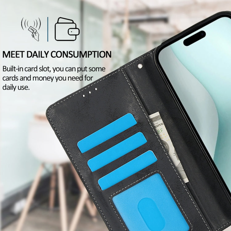 For iPhone 16 Plus 2 in 1 Detachable Phone Leather Case
