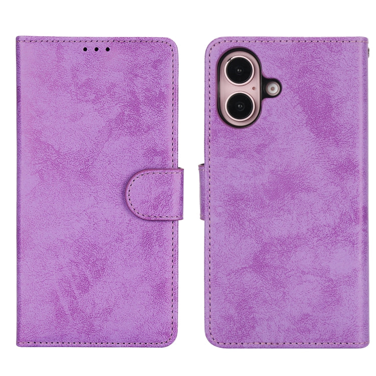 For iPhone 16 2 in 1 Detachable Phone Leather Case