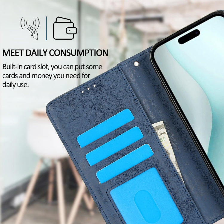 For iPhone 16 2 in 1 Detachable Phone Leather Case