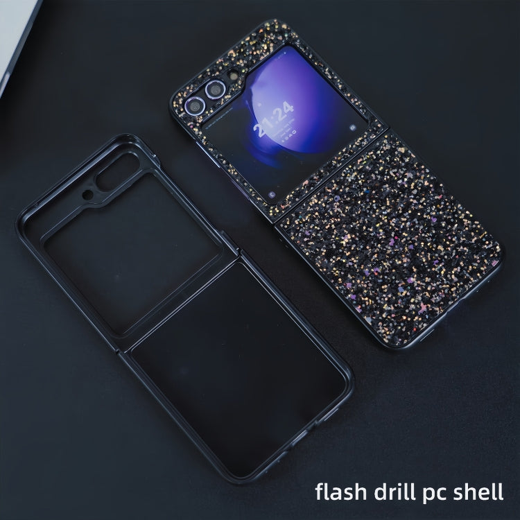For Samsung Galaxy Z Flip6 / Flip7 FE Flash Diamond Folding Phone Case