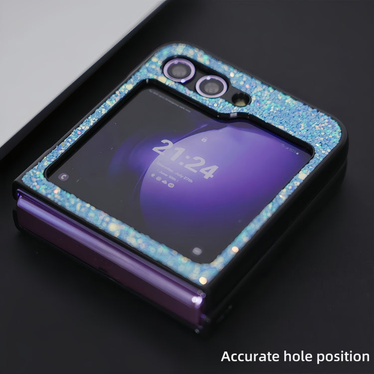 For Samsung Galaxy Z Flip6 / Flip7 FE Flash Diamond Folding Phone Case