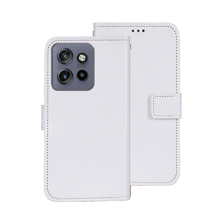 For Motorola Edge 50 Neo idewei Crazy Horse Texture Leather Phone Case