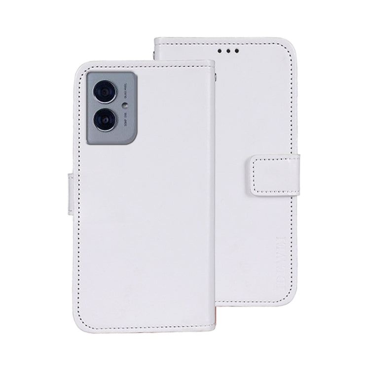 For Motorola Moto G55 5G idewei Crazy Horse Texture Leather Phone Case