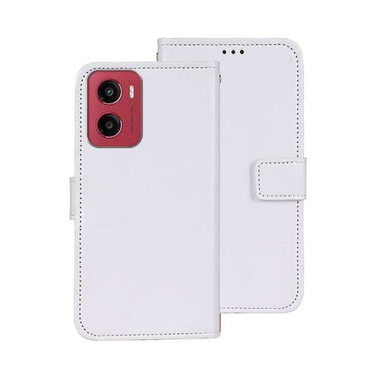 For Motorola Moto G05 idewei Crazy Horse Texture Leather Phone Case