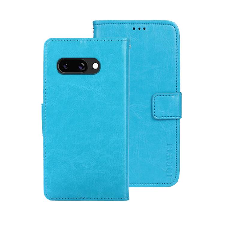 For Google Pixel 9a idewei Crazy Horse Texture Leather Phone Case