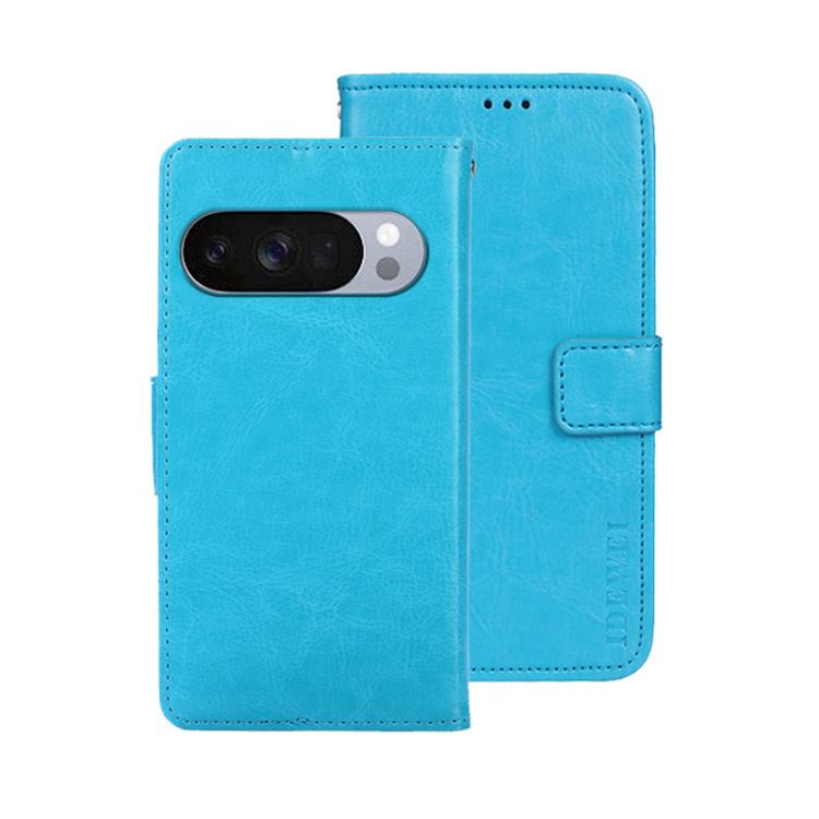 For Google Pixel 10 Pro idewei Crazy Horse Texture Leather Phone Case
