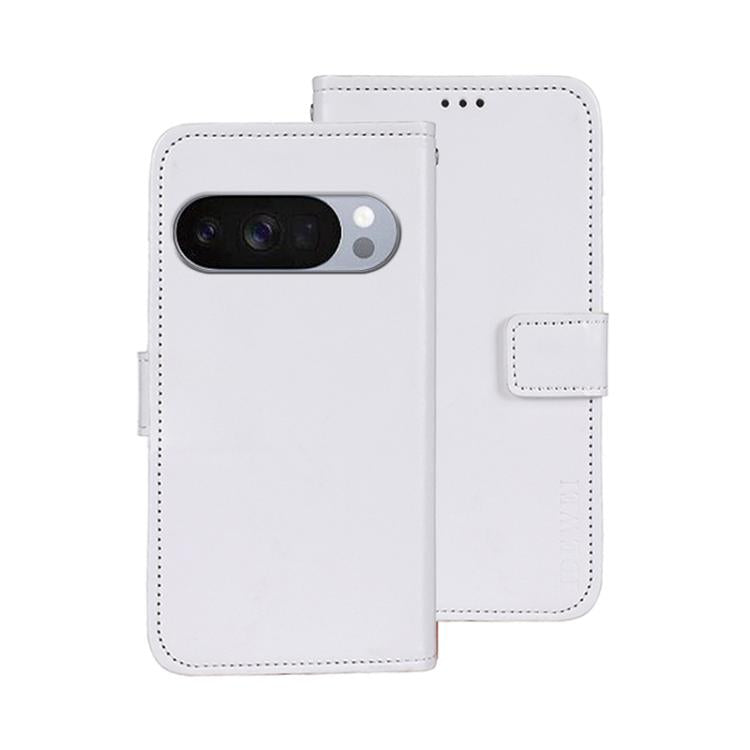 For Google Pixel 10 Pro idewei Crazy Horse Texture Leather Phone Case