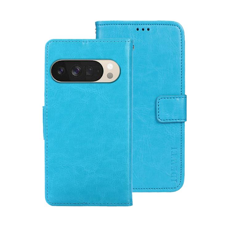For Google Pixel 10 Pro XL idewei Crazy Horse Texture Leather Phone Case
