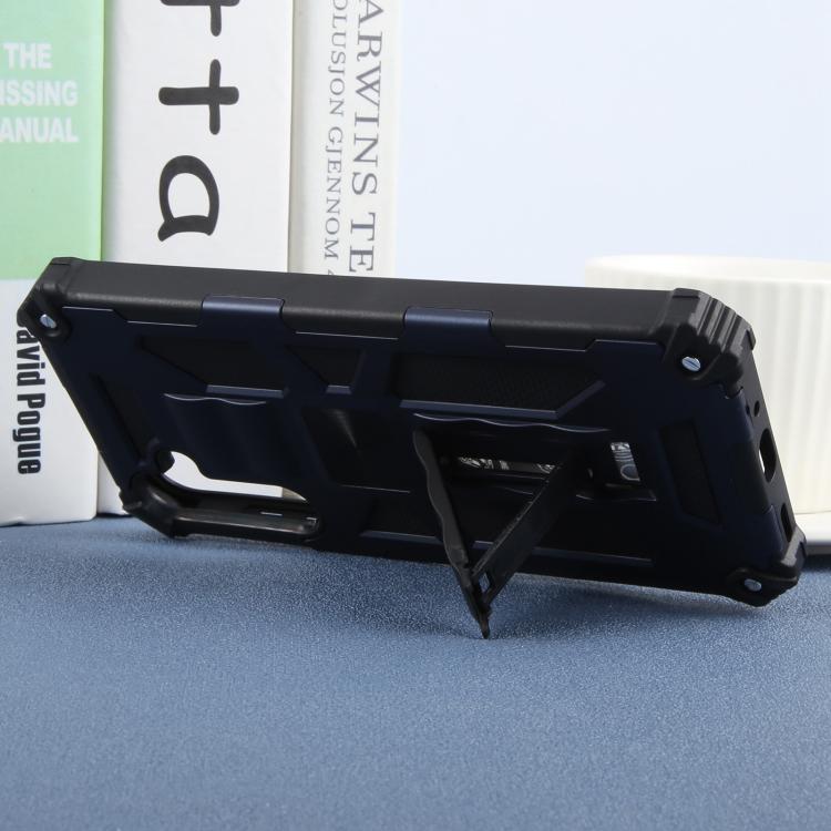 For Samsung Galaxy A36 5G Armor Shockproof TPU + PC Magnetic Phone Case with Holder