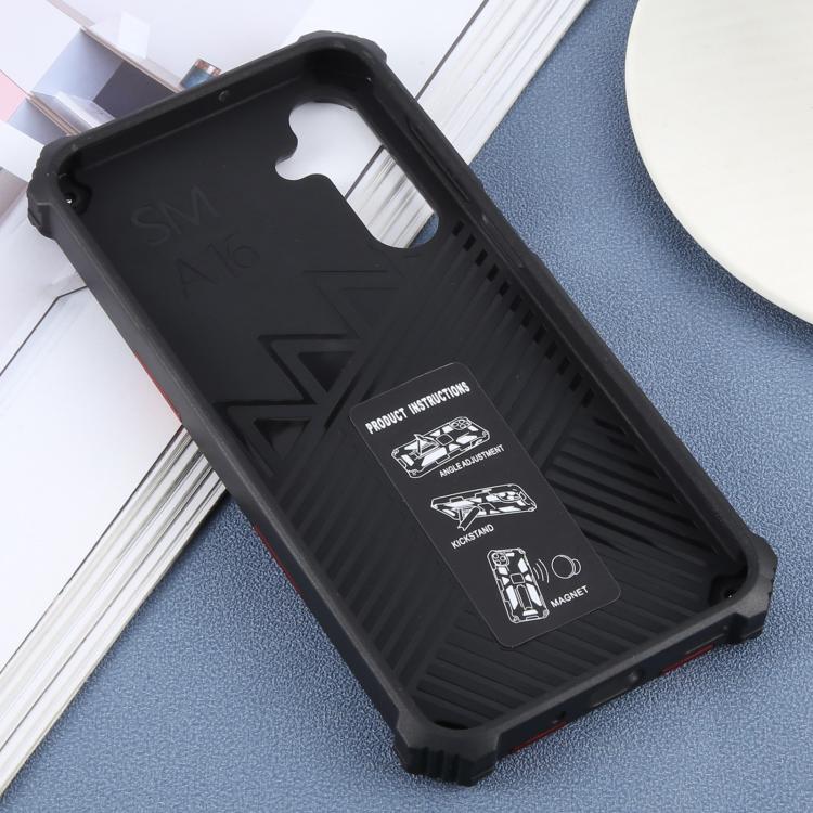 For Samsung Galaxy A36 5G Armor Shockproof TPU + PC Magnetic Phone Case with Holder