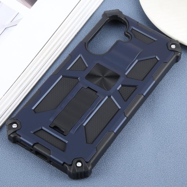For Samsung Galaxy A56 5G Armor Shockproof TPU + PC Magnetic Phone Case with Holder