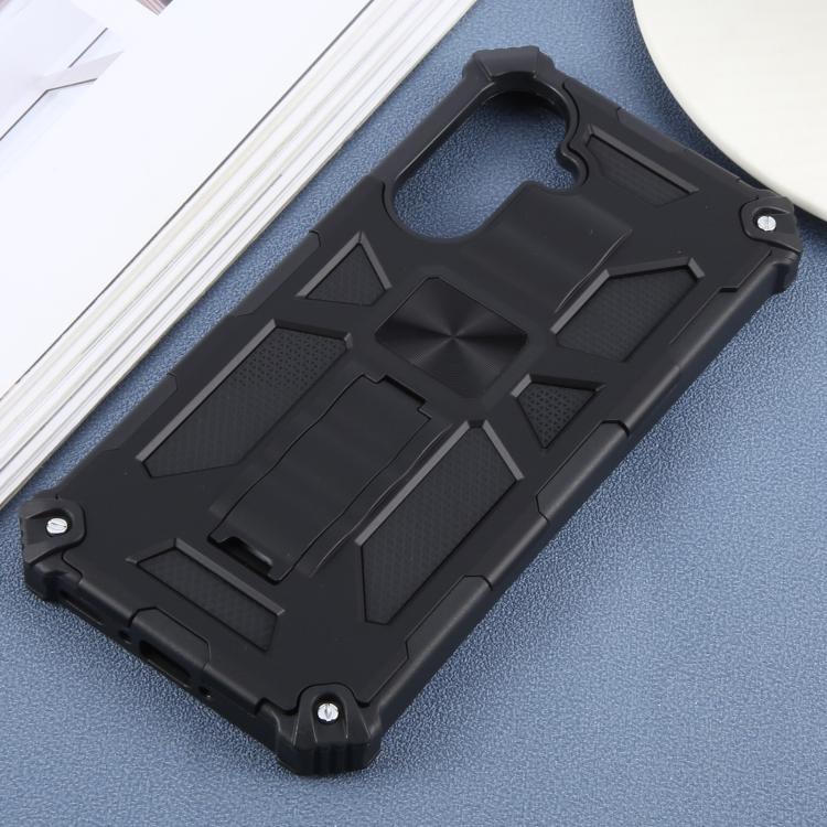 For Samsung Galaxy A56 5G Armor Shockproof TPU + PC Magnetic Phone Case with Holder