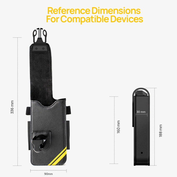 For Ulefone Armor 26 Ultra Ulefone Armor Holster Multi-Purpose Phone Pouch Waist Bag - Black