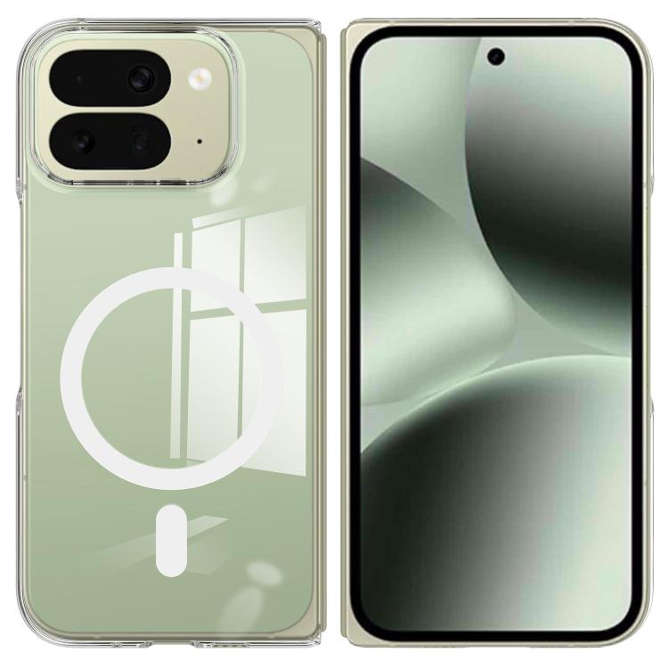 For Google Pixel 10 Pro Fold Scratchproof PC Transparent MagSafe Phone Case
