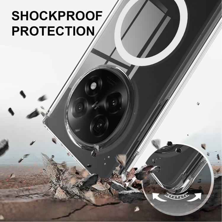 For OPPO Find N5 / OnePlus Open 2 Scratchproof PC Transparent MagSafe Phone Case